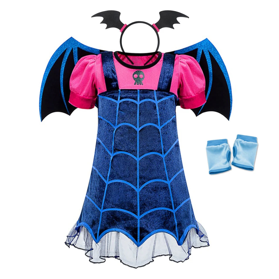 Vampirina Vampire Cosplay Dress: Kids' Halloween Party Costume