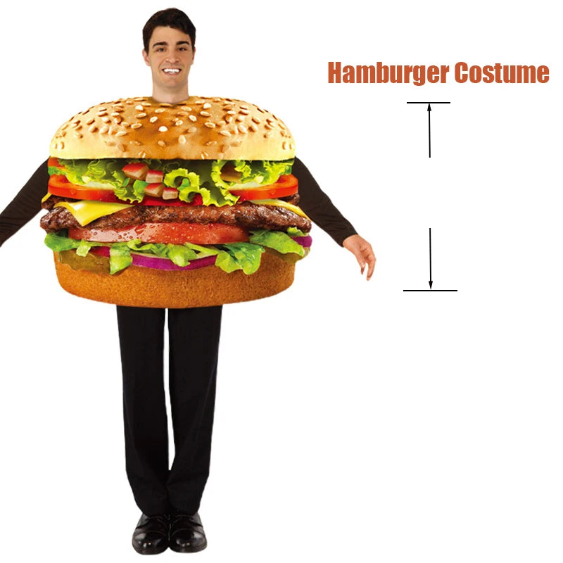 Food-Themed Couple Costumes: Hot Dog, Pizza, Cupcake & More Unisex Halloween Sets
