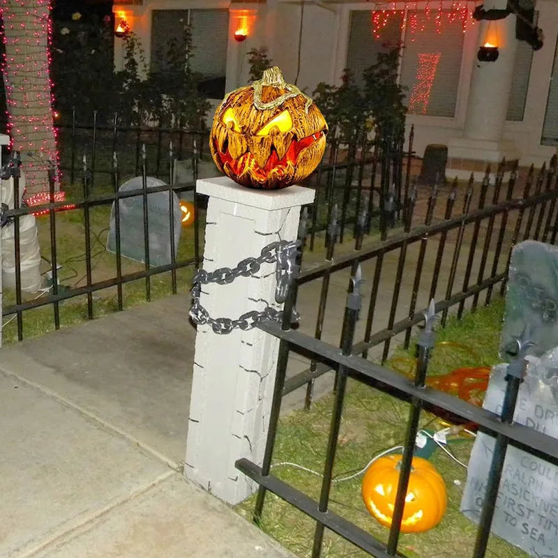 Noise-Activated Animated Talking Pumpkin: Spooky Lifting Halloween Decor