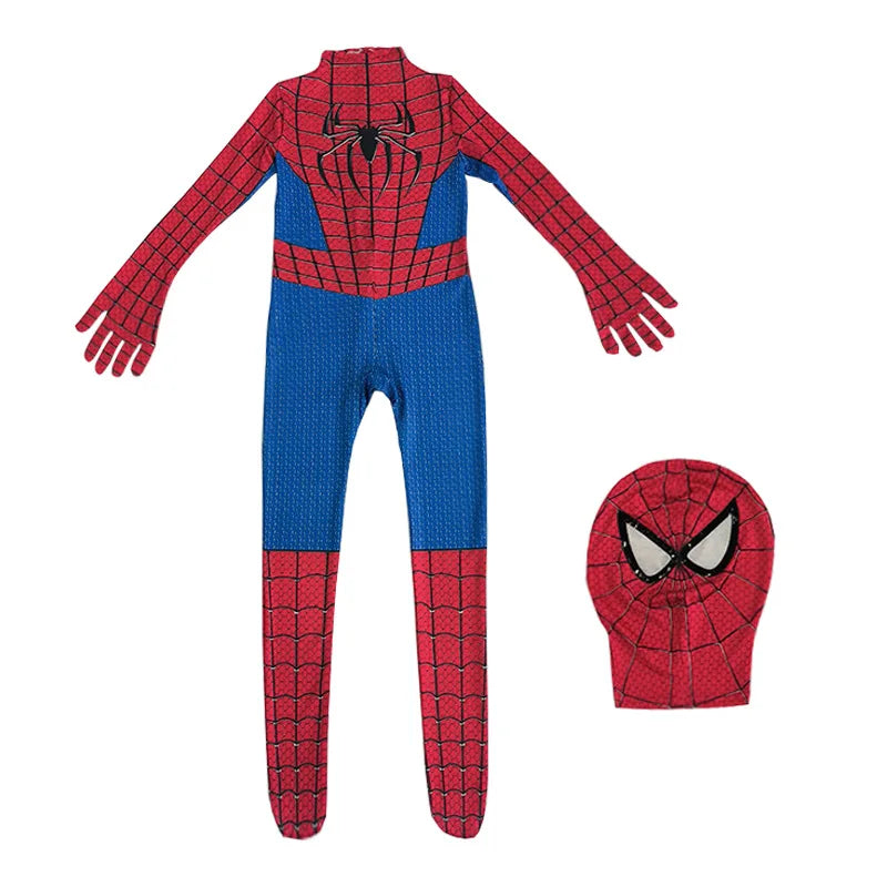 Anime Spiderman Kids Cosplay Costumes Miles Morales Spider Man Jumpsuit