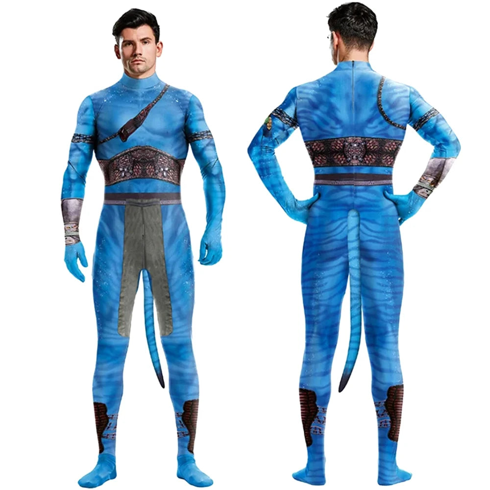 Spandex Avatar Halloween Costume Aliens Cosplay