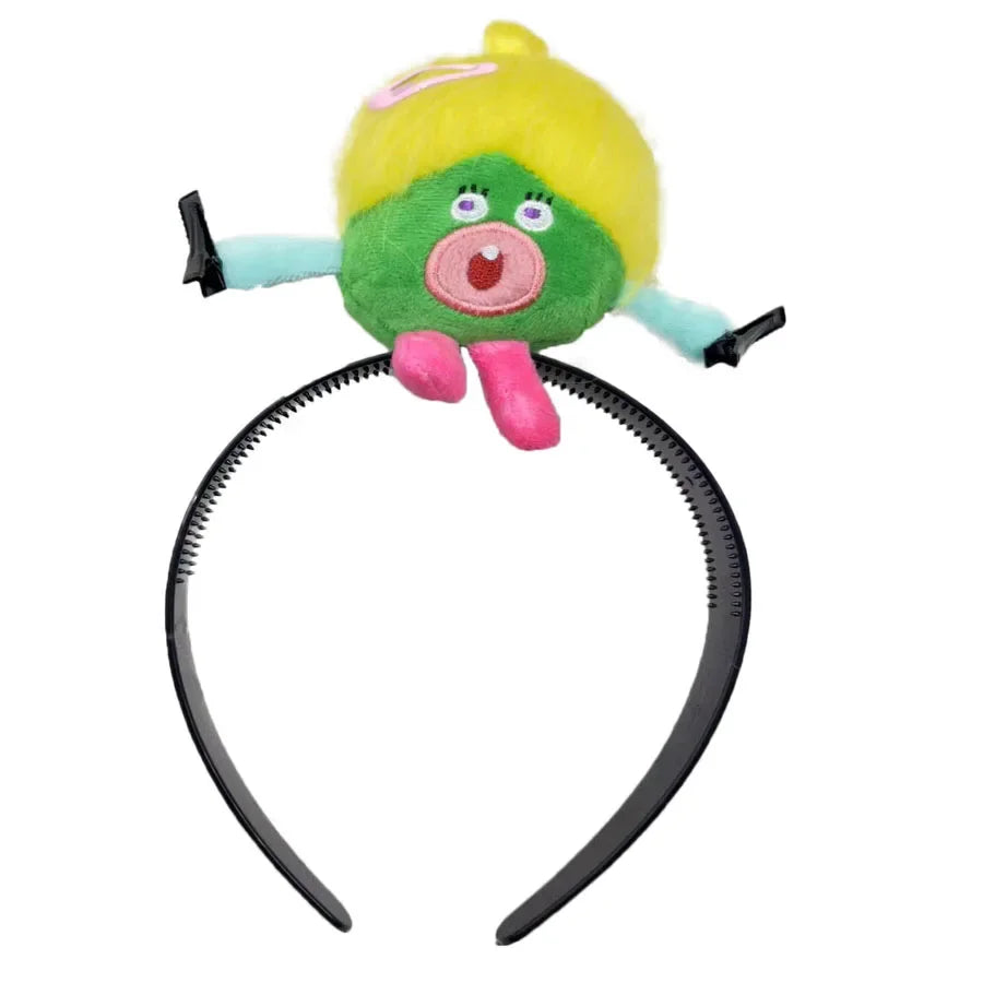 Ratatouille Mouse Head Hair Band Capybara Funny Plush Hair Hoop Headband Makeup Headdress Hairpin