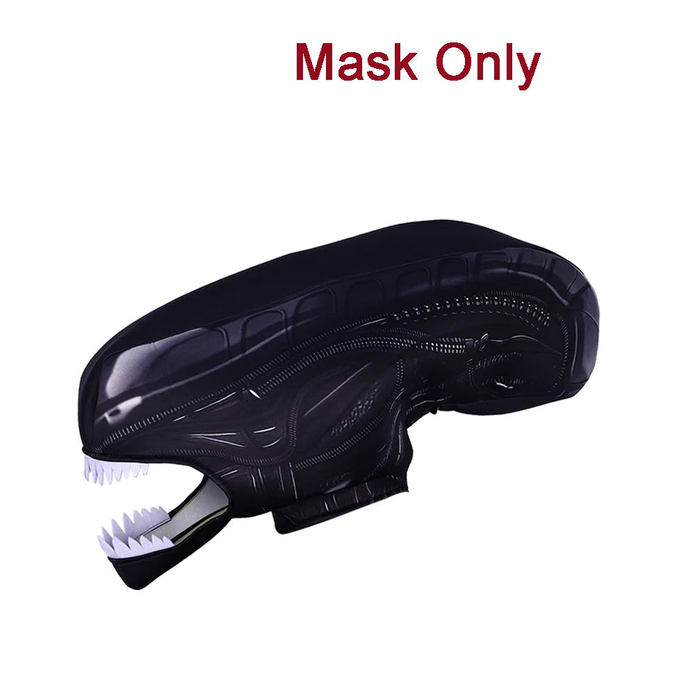Xenomorph Alien Romulus Jumpsuit: Adult/Kids Horror Cosplay Costume