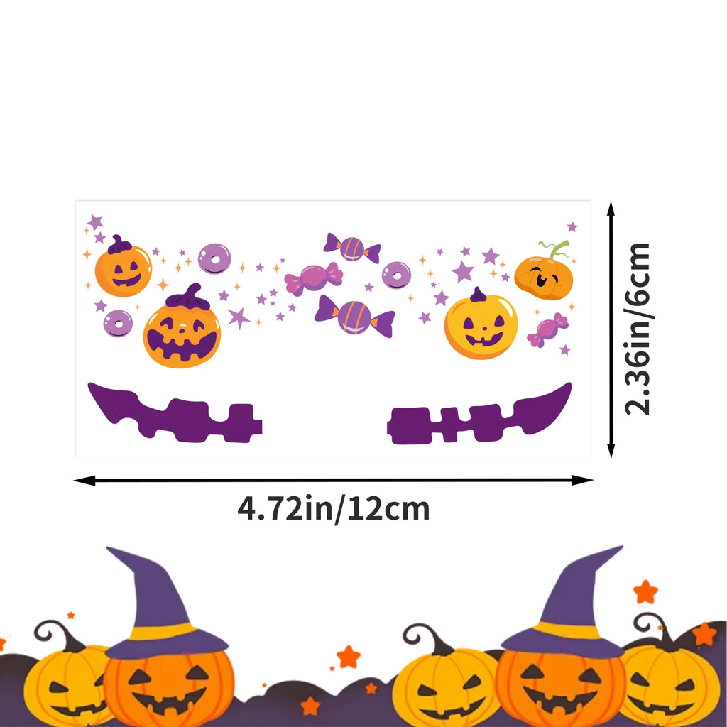 Halloween Blush Face Stickers, Waterproof & Easy to Remove