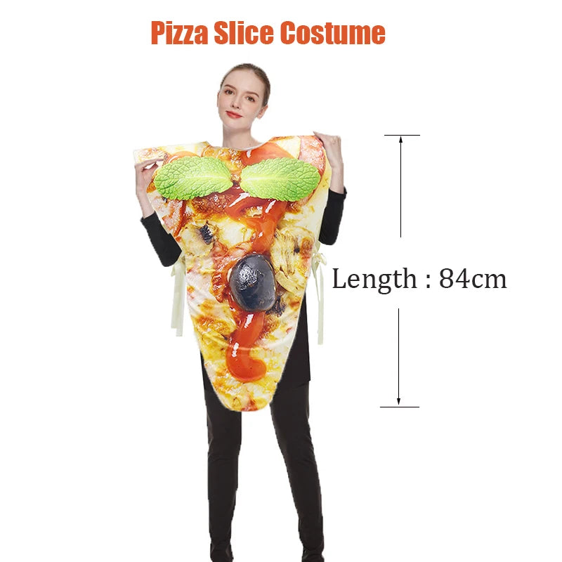 Food-Themed Couple Costumes: Hot Dog, Pizza, Cupcake & More Unisex Halloween Sets