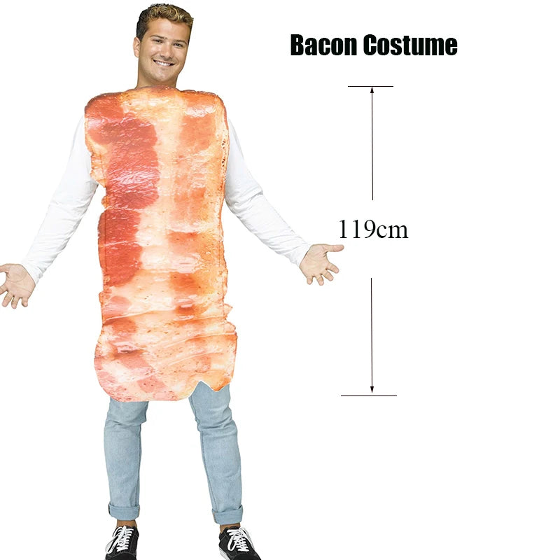 Food-Themed Couple Costumes: Hot Dog, Pizza, Cupcake & More Unisex Halloween Sets