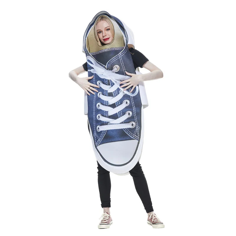 Adult Blue Sneaker Costume Funny Halloween Couples Outfits