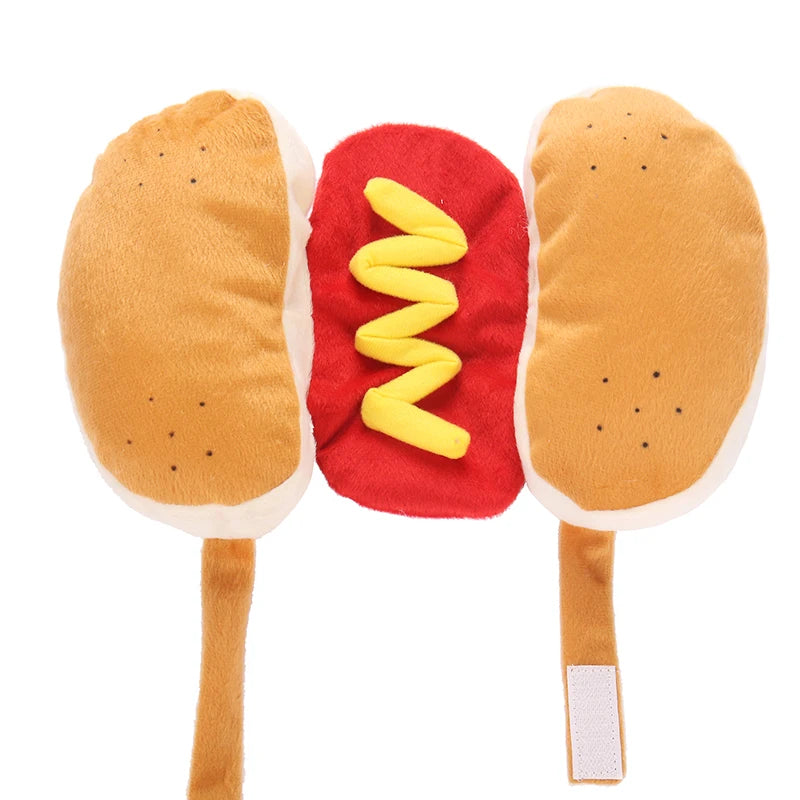 Hot Dog Dachshund Costume: Funny Adjustable Halloween Pet Suit