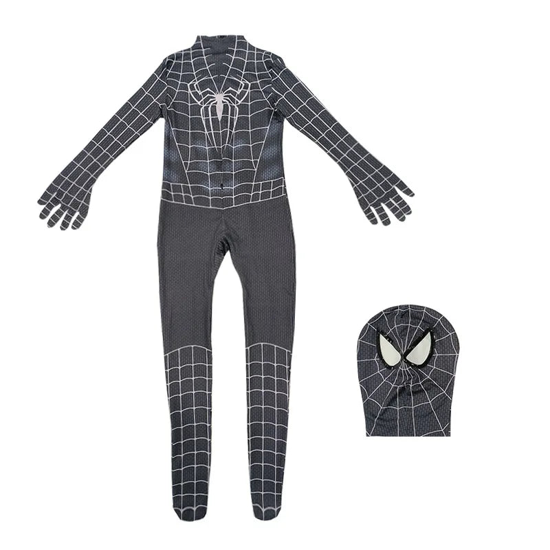 Anime Spiderman Kids Cosplay Costumes Miles Morales Spider Man Jumpsuit