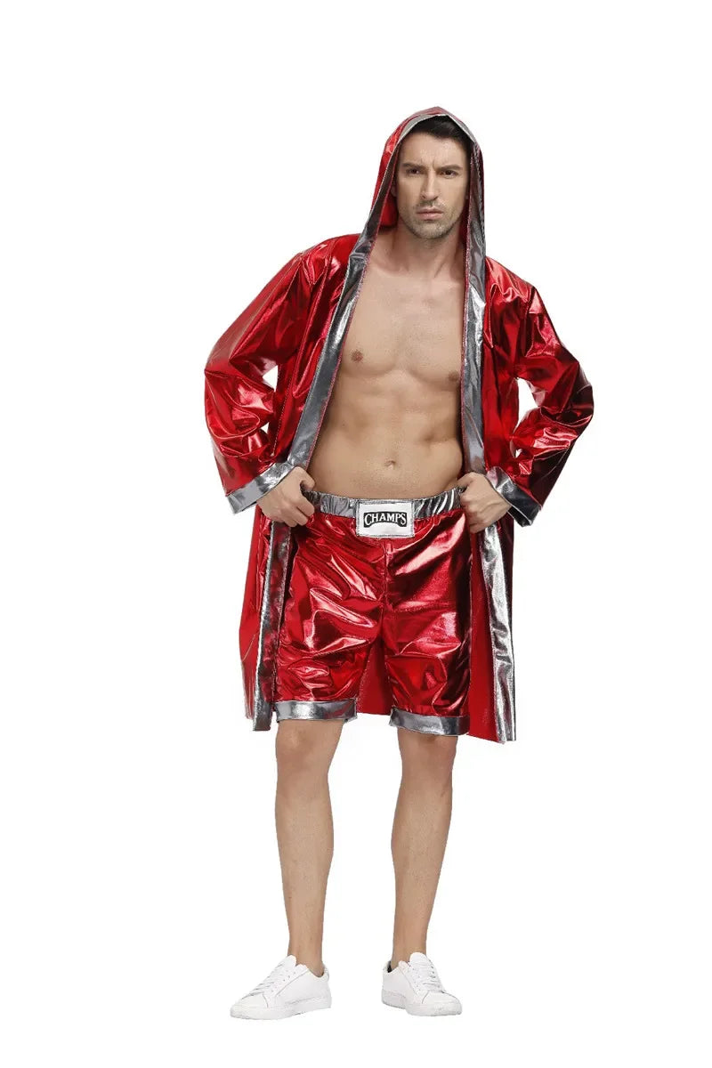 Adult Robe Boxing Costumes Boxer Uniform Cosplay for Men Women Couples