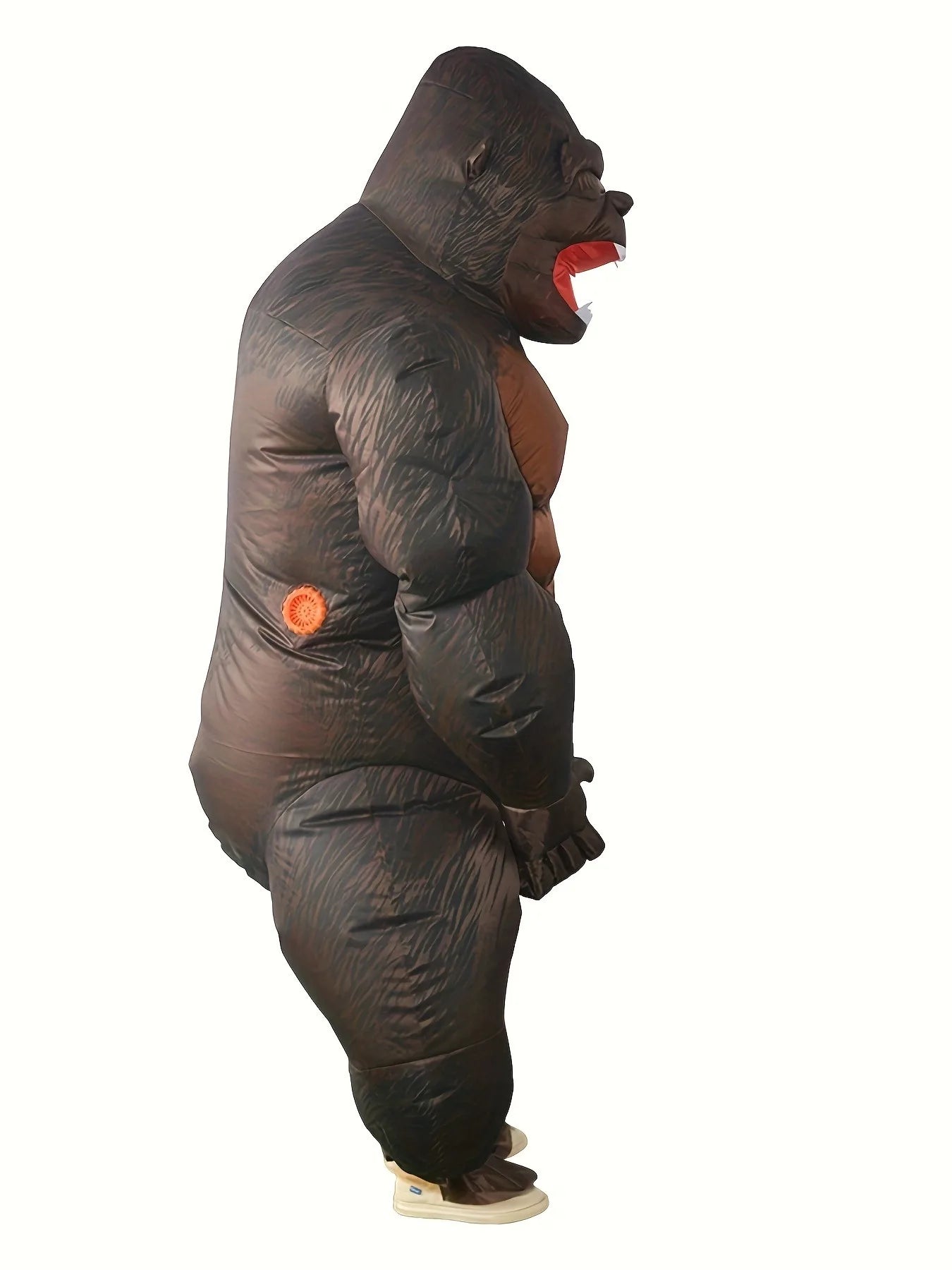 Adult Gorilla Inflatable Costume for Halloween Makeup Ball - Fun Size-Inflated Primate Suit