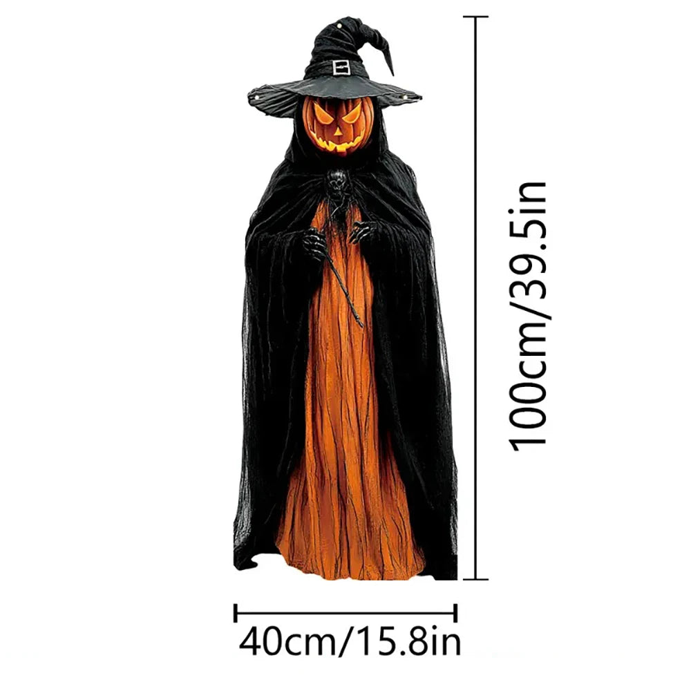 Haunted Witch Ghost Hanging Pendant: Halloween Horror Prop