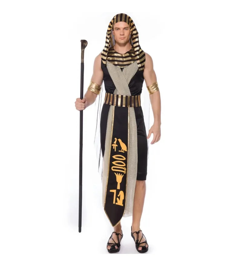 Pharaoh & Cleopatra Couple Costume: Egyptian Halloween Cosplay