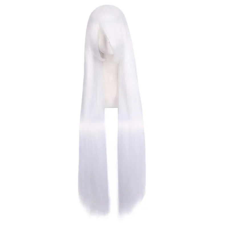 40inch colored straight bangs women's synthetic wig, Halloween makeup