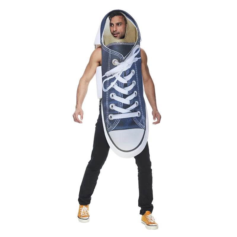 Adult Blue Sneaker Costume Funny Halloween Couples Outfits