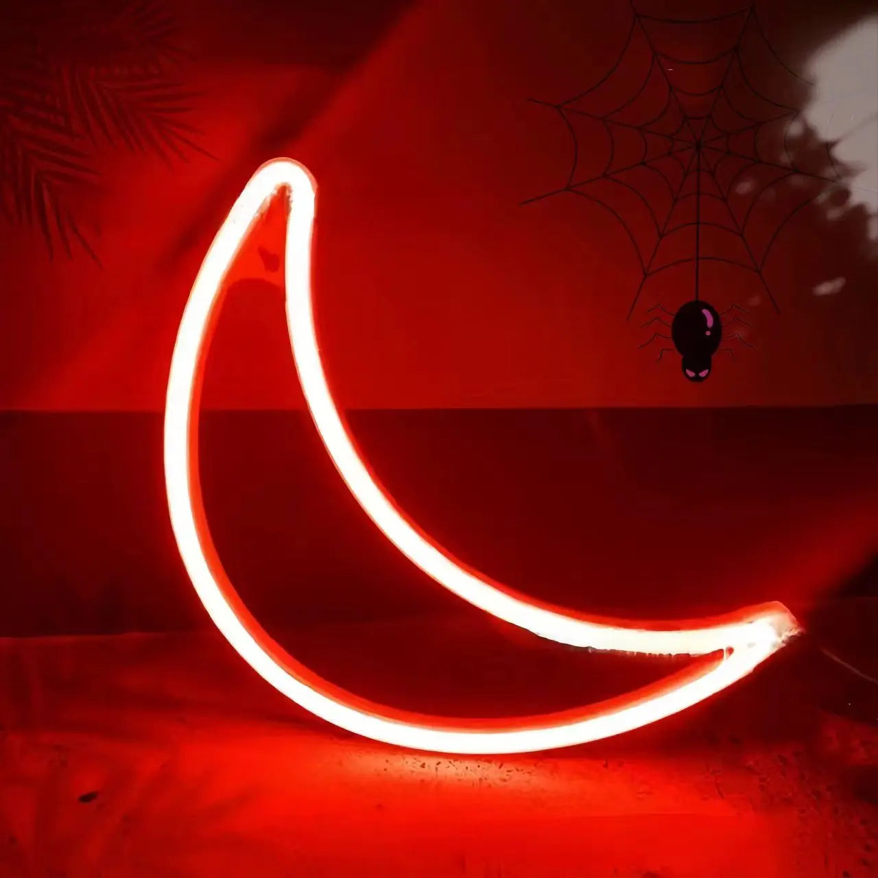 LED Neon Bat Spirit Wall Decor: USB/Battery Halloween Glow