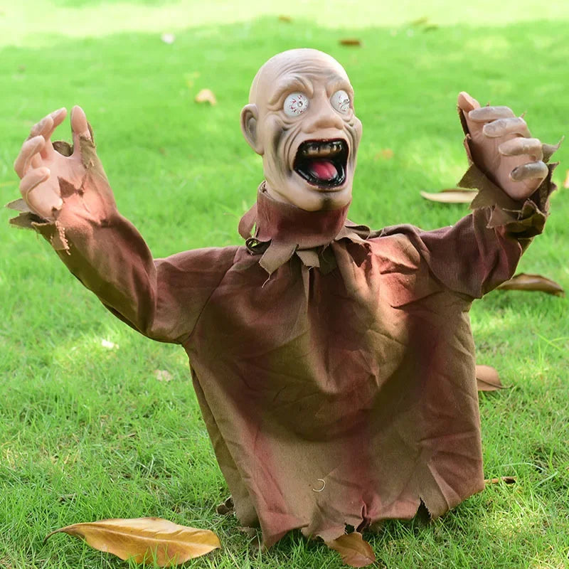 Motion-Activated Jumping Ghost: Plug-in Halloween Terror Prop