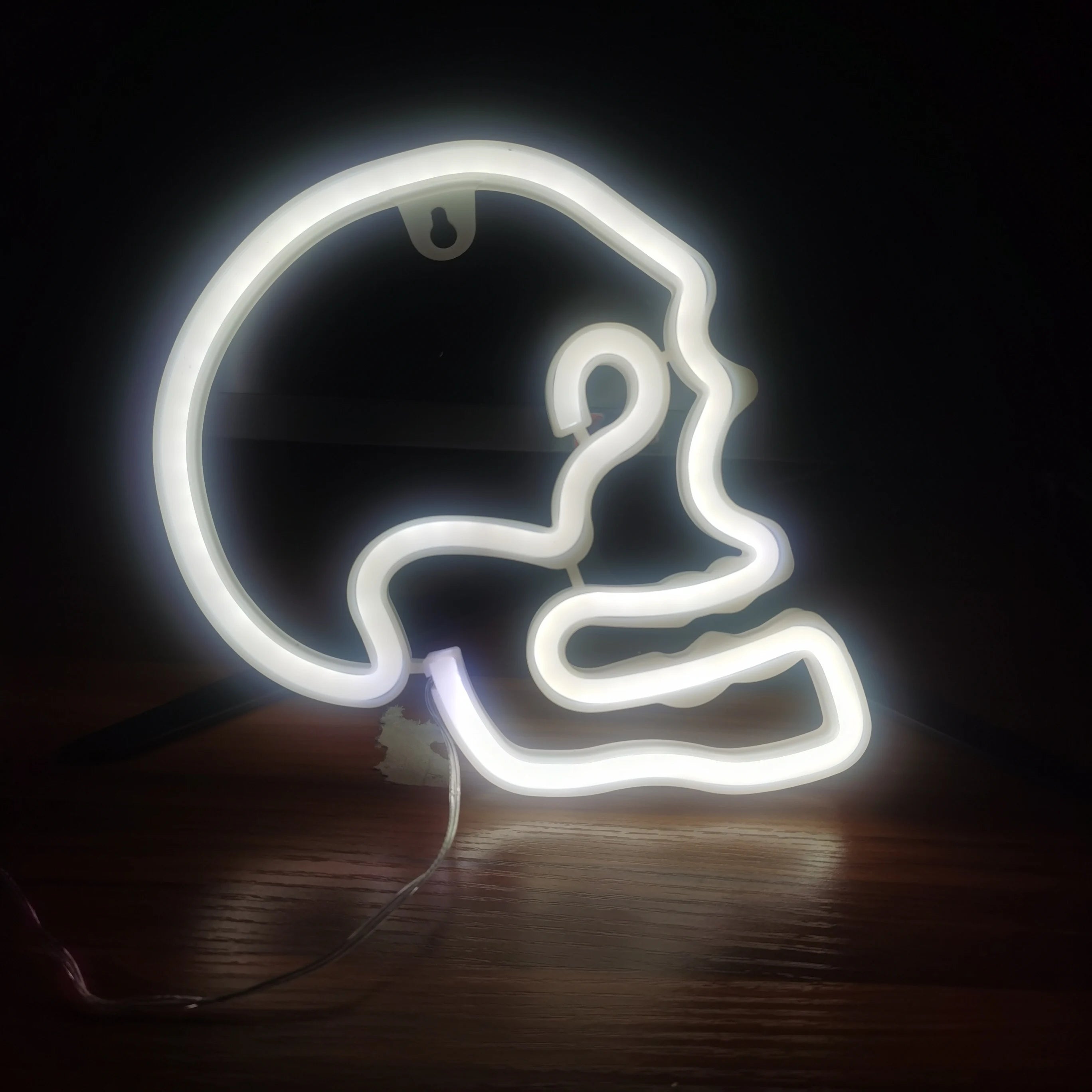 LED Neon Bat Spirit Wall Decor: USB/Battery Halloween Glow