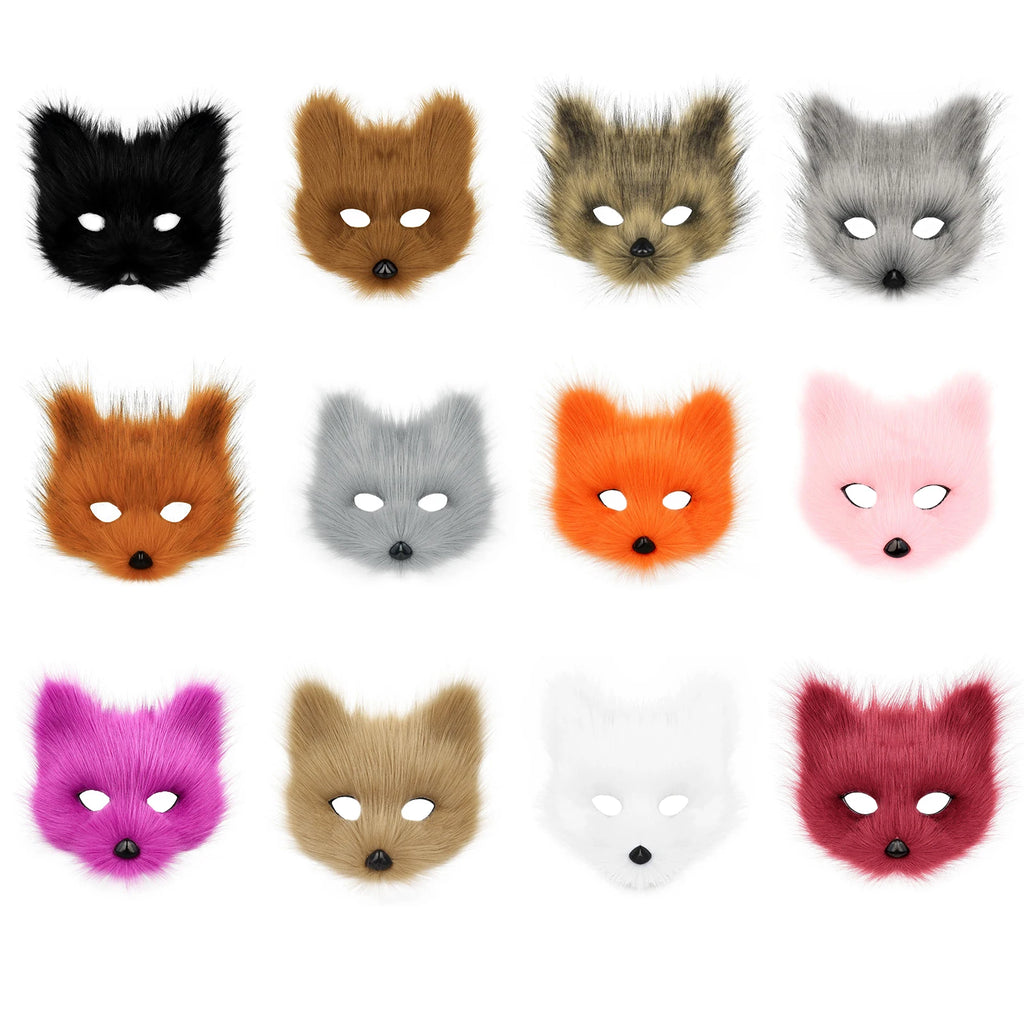 Halloween Ball Masks Animal Wolf Fox Make-up Masks