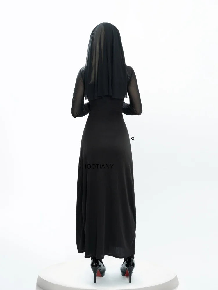 Cute Anime Nun Costume: Sexy Halloween Sister Cosplay Dress
