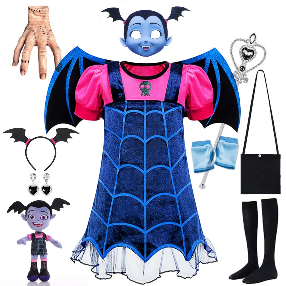 Vampirina Vampire Cosplay Dress: Kids' Halloween Party Costume