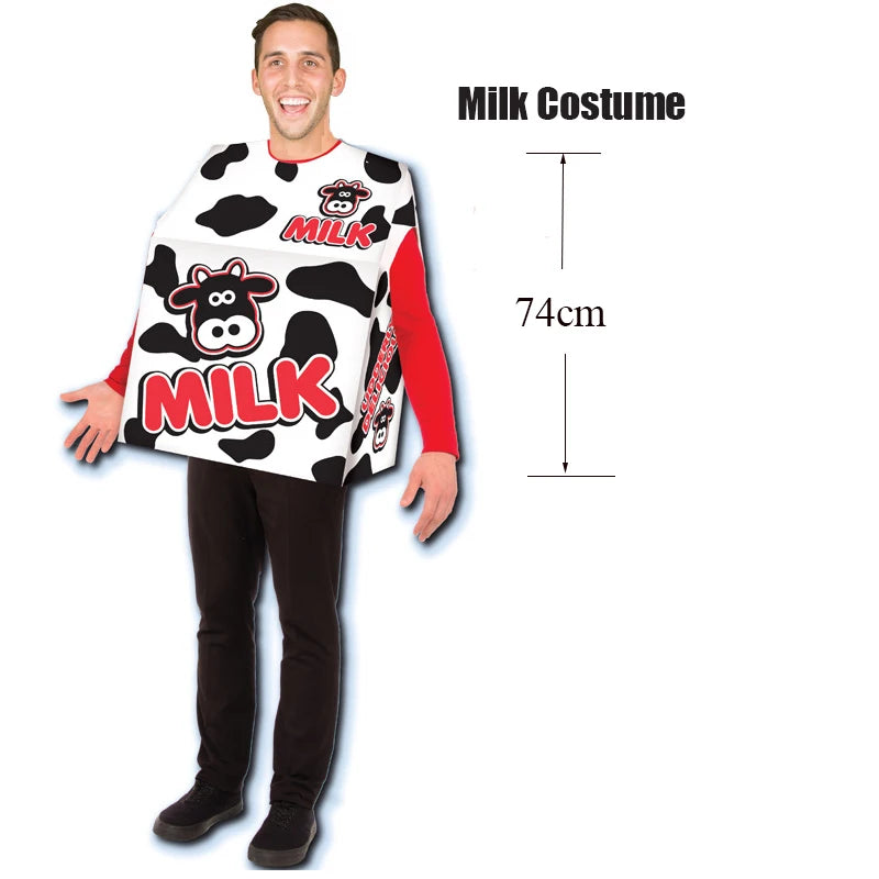 Food-Themed Couple Costumes: Hot Dog, Pizza, Cupcake & More Unisex Halloween Sets