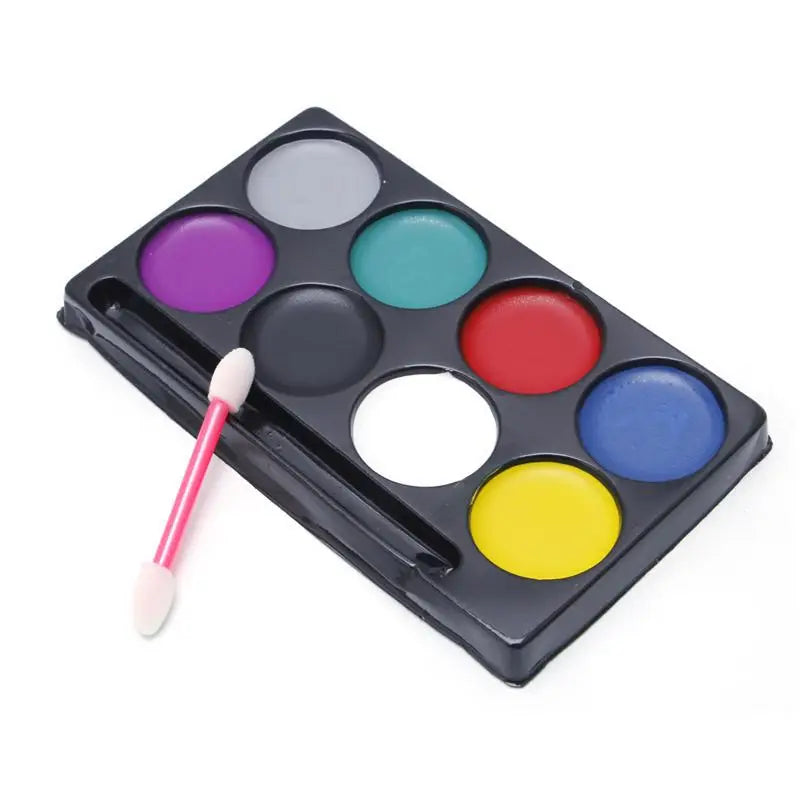 6 Colors Halloween Face Body Painting Non Toxic Safe Water Paint Oil Makeup Tool