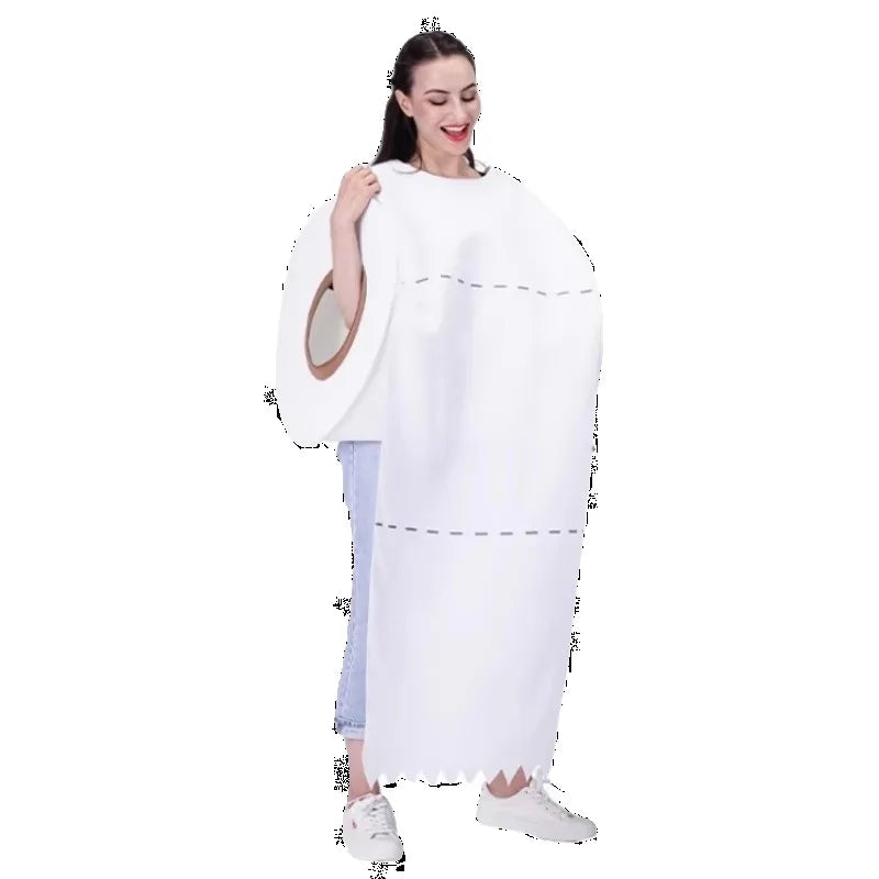 Poop & Toilet Paper Couples Costume: Funny Adult Cosplay Parody Suit