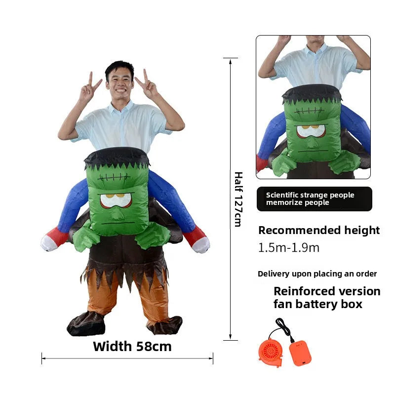 Horror Ghost Inflatable Costume Halloween Stage Performance Costume and Festival Party Costume