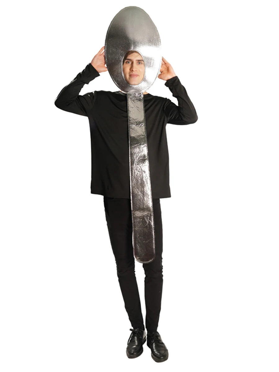 Knife Fork Spoon Tableware Costumes: Adult Halloween Couples Set