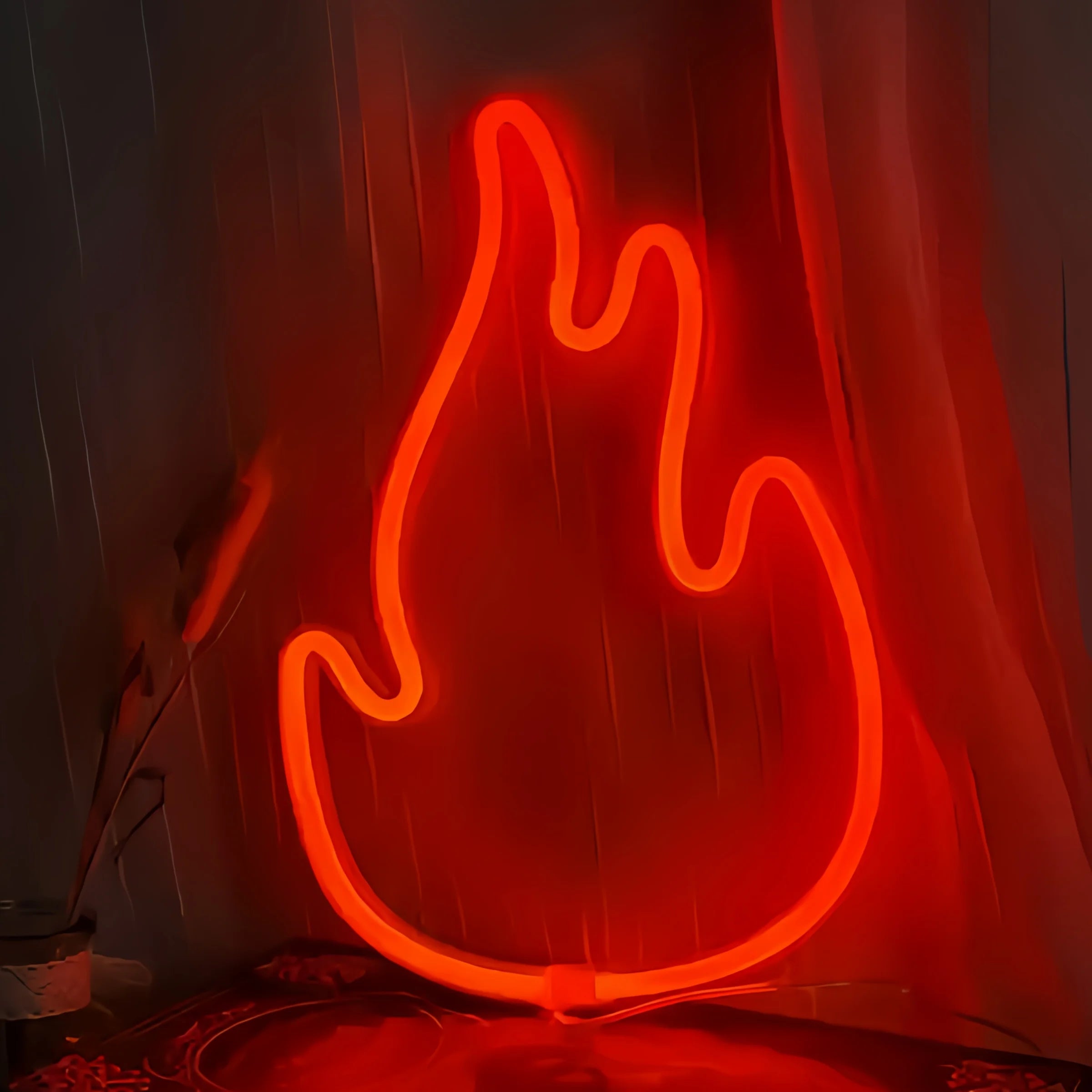 LED Neon Bat Spirit Wall Decor: USB/Battery Halloween Glow