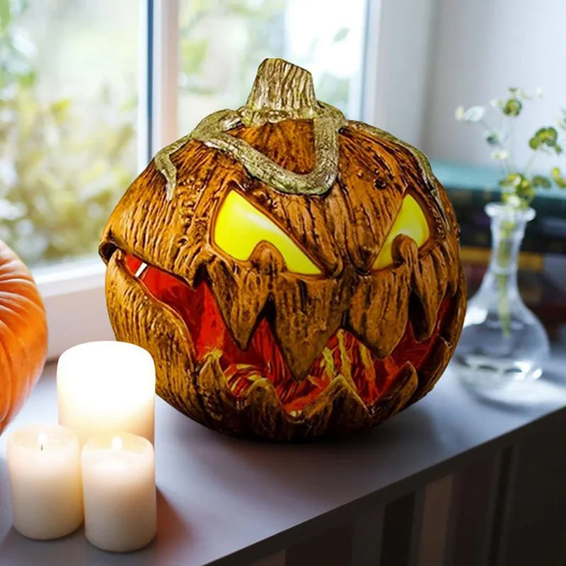 Noise-Activated Animated Talking Pumpkin: Spooky Lifting Halloween Decor