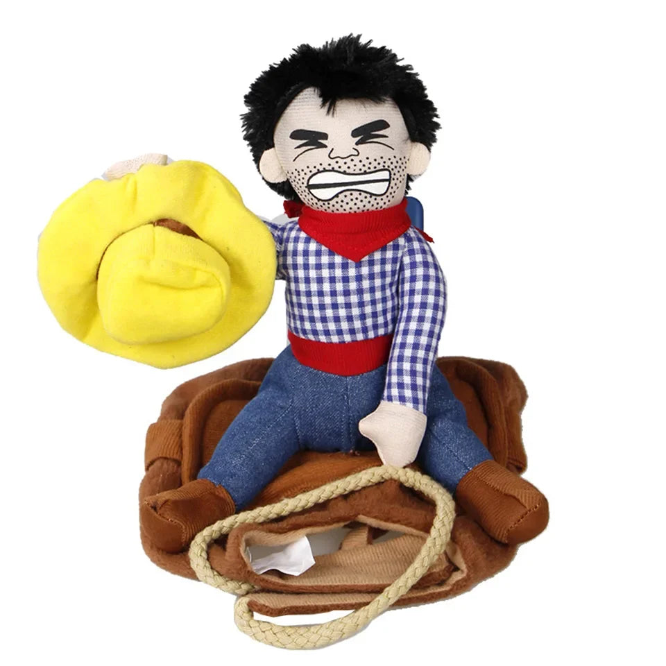 NONOR Funny Cowboy Dog Jacket: Halloween Pet Costume