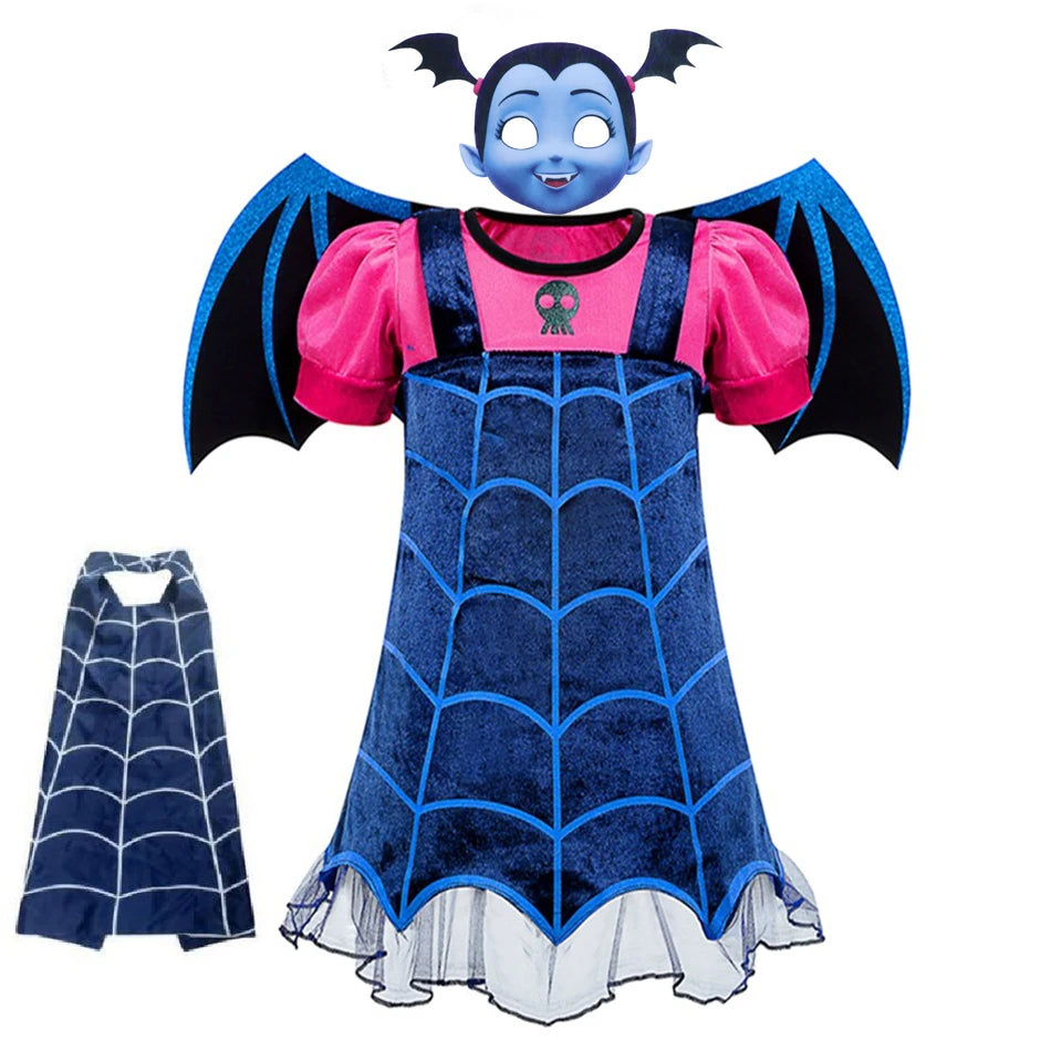 Vampirina Vampire Cosplay Dress: Kids' Halloween Party Costume