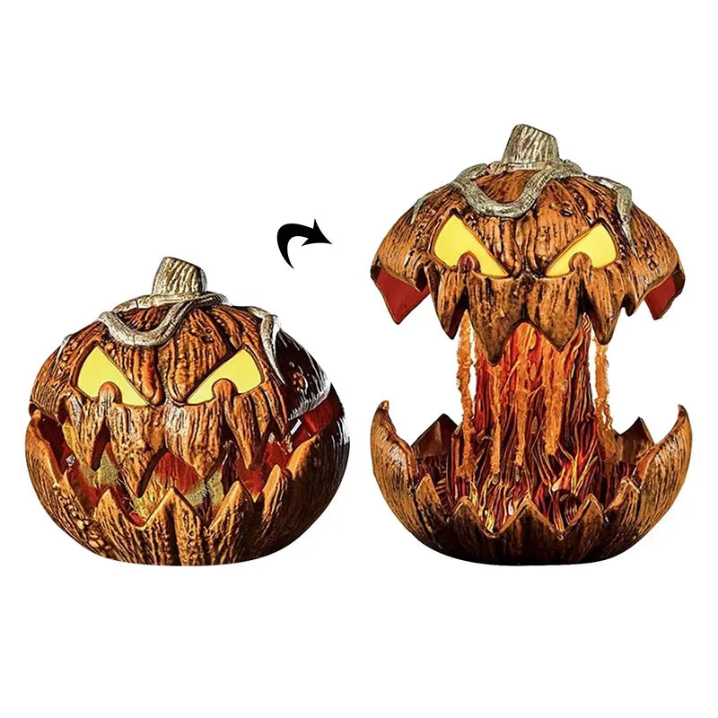 Noise-Activated Animated Talking Pumpkin: Spooky Lifting Halloween Decor