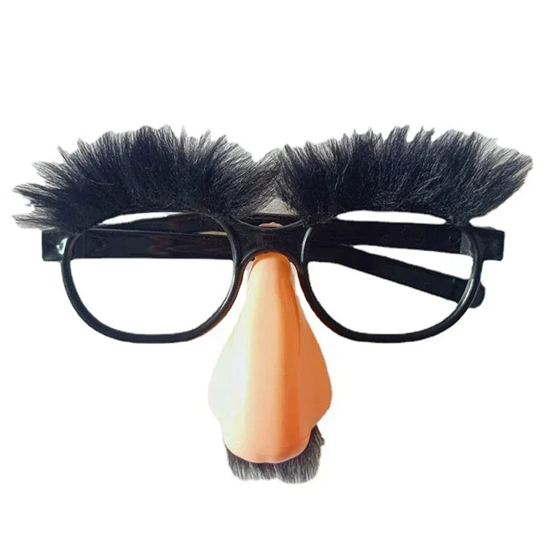 Halloween Disguise Glasses and Mustache Funny Big Nose