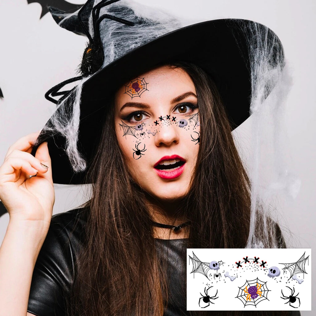 Halloween Blush Face Stickers, Waterproof & Easy to Remove