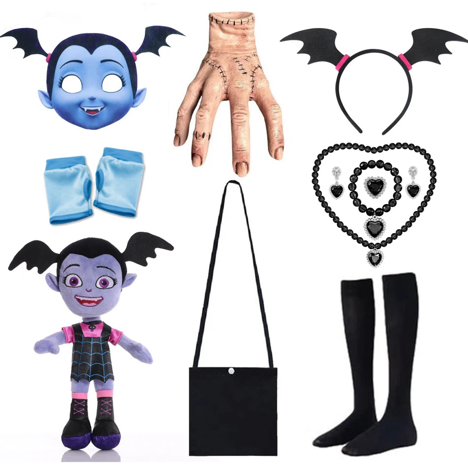 Vampirina Vampire Cosplay Dress: Kids' Halloween Party Costume