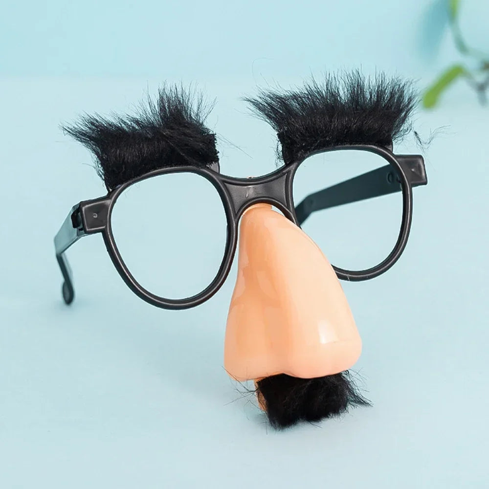 Halloween Disguise Glasses and Mustache Funny Big Nose