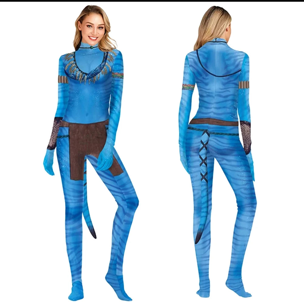 Spandex Avatar Halloween Costume Aliens Cosplay