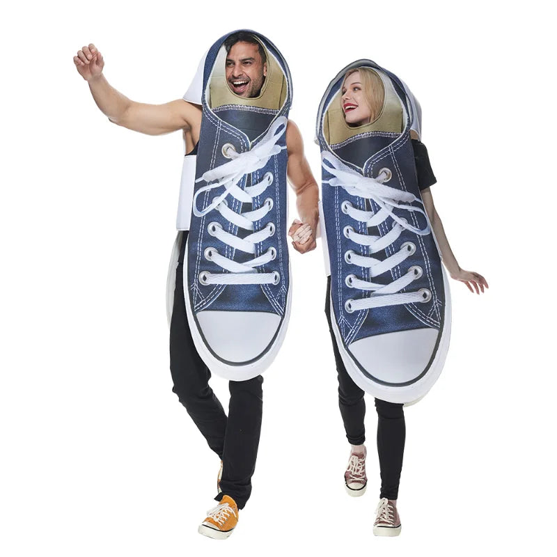 Adult Blue Sneaker Costume Funny Halloween Couples Outfits