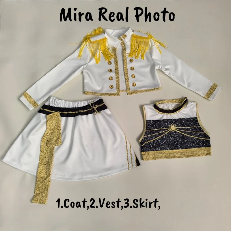 K-Pop Demon Hunters Girls' Costume: Zoey, Rumi, Mira Cosplay Set