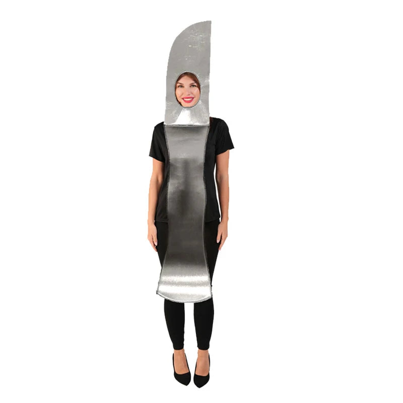 Knife Fork Spoon Tableware Costumes: Adult Halloween Couples Set