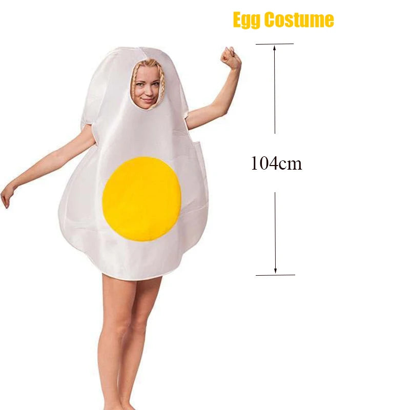 Food-Themed Couple Costumes: Hot Dog, Pizza, Cupcake & More Unisex Halloween Sets