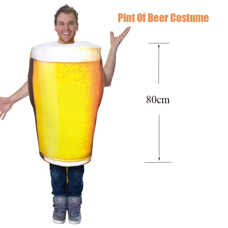Food-Themed Couple Costumes: Hot Dog, Pizza, Cupcake & More Unisex Halloween Sets