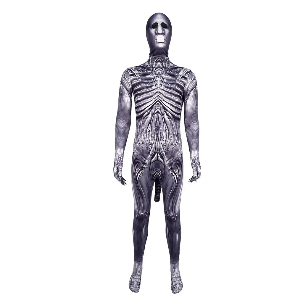 Xenomorph Alien Romulus Jumpsuit: Adult/Kids Horror Cosplay Costume