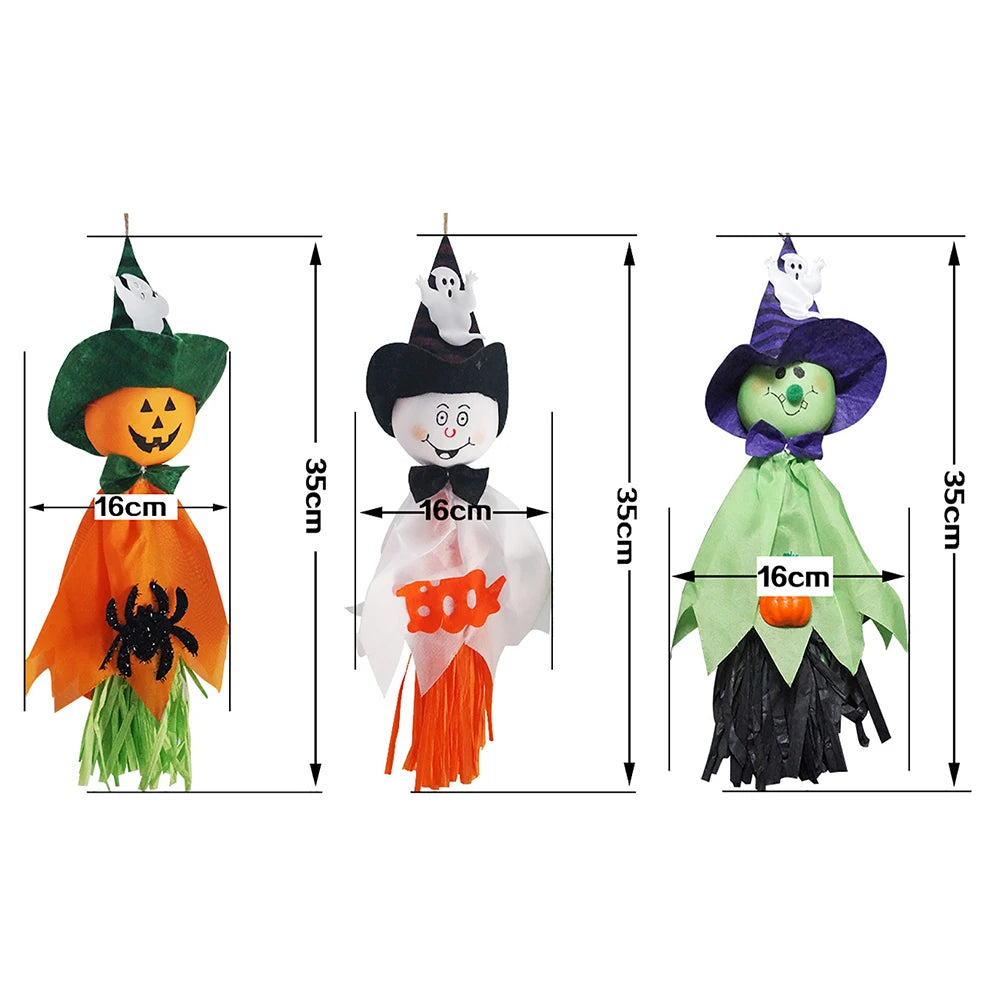 Cute Ghost Doll Pendant: Halloween Haunted Hanging Prop