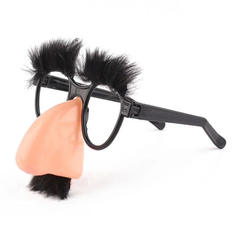 Halloween Disguise Glasses and Mustache Funny Big Nose