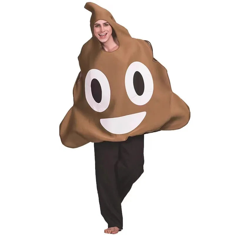 Poop & Toilet Paper Couples Costume: Funny Adult Cosplay Parody Suit