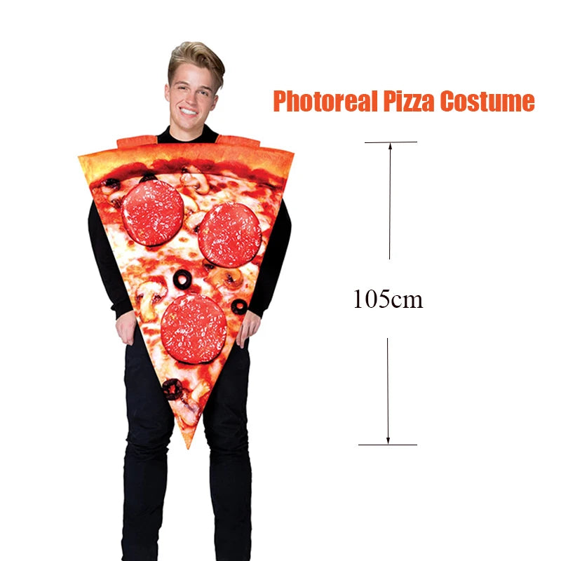 Food-Themed Couple Costumes: Hot Dog, Pizza, Cupcake & More Unisex Halloween Sets